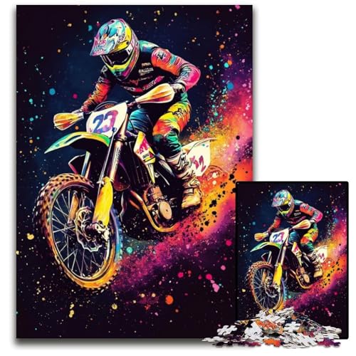 1000-teiliges Puzzle für Erwachsene und Jugendliche, Motorrad-Puzzle aus Pappe, Lernspiele, DIY-Spielzeug, Geburtstagsgeschenk, Geschenke für 14-Jährige, 26x38cm 1000-teiliges Puzzle für Erwachsene und Jugendliche, Motorrad-Puzzle aus Pappe, Lernspiele, DIY-Spielzeug, Geburtstagsgeschenk, Geschenke für 14-Jährige, 26x38cm von JIANGENNF