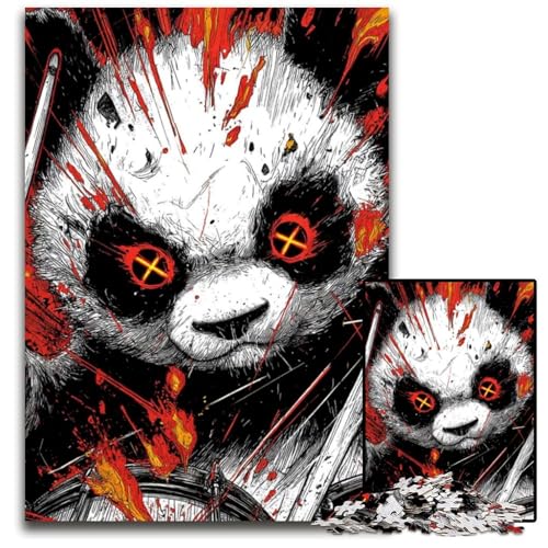 1000-teiliges Puzzle für Erwachsene und Jugendliche, Panda-Puzzle aus Pappe, Spaß für die ganze Familie, Basteln, perfekt für Geburtstage, Feiertage, 26x38cm 1000-teiliges Puzzle für Erwachsene und Jugendliche, Panda-Puzzle aus Pappe, Spaß für die ganze Familie, Basteln, perfekt für Geburtstage, Feiertage, 26x38cm von JIANGENNF