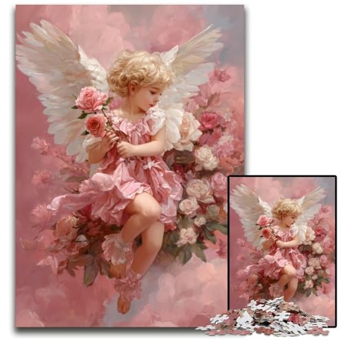 1000-teiliges Puzzle für Erwachsene und Jugendliche, schöner Kleiner Engel, Papppuzzle, lustige Spiele, ganze Familie, für Kinder ab 14 Jahren, 26x38cm 1000-teiliges Puzzle für Erwachsene und Jugendliche, schöner Kleiner Engel, Papppuzzle, lustige Spiele, ganze Familie, für Kinder ab 14 Jahren, 26x38cm von JIANGENNF