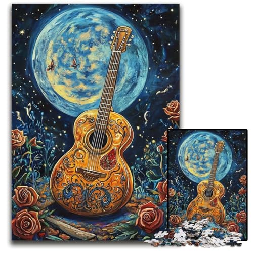 1000-teiliges Puzzle für Erwachsene und Teenager, Kunstgitarre, Kartonpuzzle, Lernspiele, DIY-Spielzeug, Geburtstagsgeschenk, Geschenke für 14-Jährige, 26x38cm 1000-teiliges Puzzle für Erwachsene und Teenager, Kunstgitarre, Kartonpuzzle, Lernspiele, DIY-Spielzeug, Geburtstagsgeschenk, Geschenke für 14-Jährige, 26x38cm von JIANGENNF