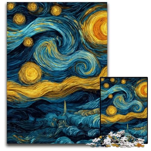 1000-teiliges Puzzle für Erwachsene und Teenager, Sternenhimmel, Karton-Puzzle, Lernspiele, DIY-Spielzeug, Geburtstagsgeschenk, Geschenke für 14-Jährige, 26x38cm 1000-teiliges Puzzle für Erwachsene und Teenager, Sternenhimmel, Karton-Puzzle, Lernspiele, DIY-Spielzeug, Geburtstagsgeschenk, Geschenke für 14-Jährige, 26x38cm von JIANGENNF