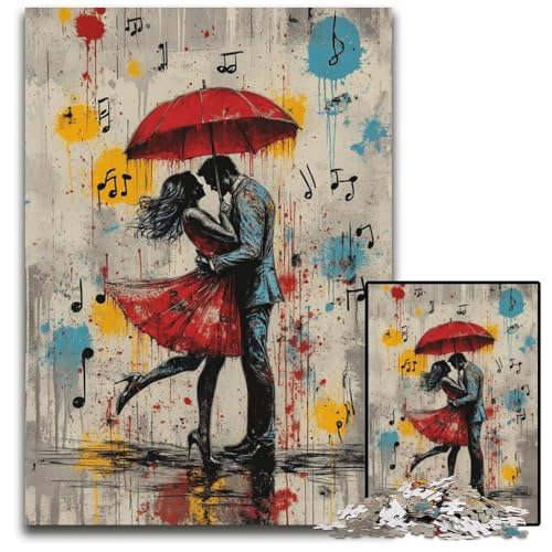 1000-teiliges Puzzle für Teenager, Graffiti-Balletttänzerin, Karton-Puzzle, Weihnachten, Halloween, Ostern, Neujahr, 26x38cm 1000-teiliges Puzzle für Teenager, Graffiti-Balletttänzerin, Karton-Puzzle, Weihnachten, Halloween, Ostern, Neujahr, 26x38cm von JIANGENNF