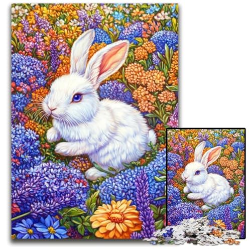 1000-teiliges Puzzle für Teenager, Kaninchen-Holzpuzzle, Weihnachten, Halloween, Ostern, Neujahr, 50x75cm 1000-teiliges Puzzle für Teenager, Kaninchen-Holzpuzzle, Weihnachten, Halloween, Ostern, Neujahr, 50x75cm von JIANGENNF