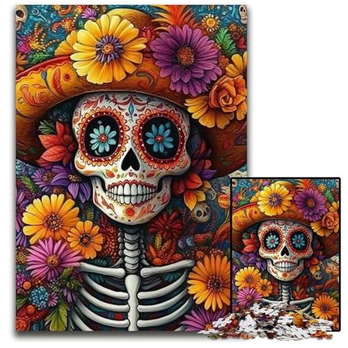 1000-teiliges Puzzle für Teenager, Skelett-Puzzle aus Pappe, Weihnachten, Halloween, Ostern, Neujahr, 26x38cm 1000-teiliges Puzzle für Teenager, Skelett-Puzzle aus Pappe, Weihnachten, Halloween, Ostern, Neujahr, 26x38cm von JIANGENNF