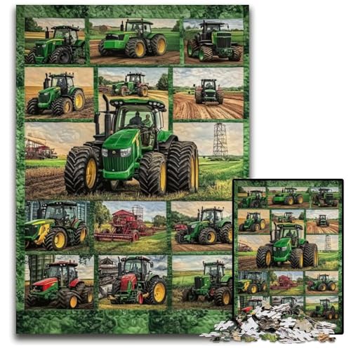 1000-teiliges Puzzle für Teenager, Traktor-Collage, Holzpuzzle, Weihnachten, Halloween, Ostern, Neujahr, 50x75cm 1000-teiliges Puzzle für Teenager, Traktor-Collage, Holzpuzzle, Weihnachten, Halloween, Ostern, Neujahr, 50x75cm von JIANGENNF