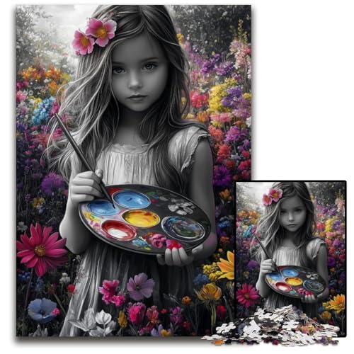 1000-teiliges Puzzle für Teenager, Zeichenpuzzle für kleine Mädchen, als Geschenk zur Heimdekoration, anspruchsvolles Familienspielzeug, perfekt für Spieleabende, 26x38cm 1000-teiliges Puzzle für Teenager, Zeichenpuzzle für kleine Mädchen, als Geschenk zur Heimdekoration, anspruchsvolles Familienspielzeug, perfekt für Spieleabende, 26x38cm von JIANGENNF