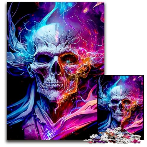 1000-teiliges Puzzle mit Fantasiegesichtern für Erwachsene. Anspruchsvolles Denkspiel für Jugendliche, unterhaltsames interaktives Spiel für die ganze Familie, 50x75cm/19,68x29,52 Zoll von JIANGENNF