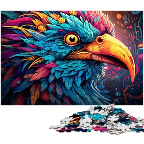 1000-teiliges Puzzle mit Fantasievögeln, Holzpuzzle für Erwachsene, Spiel für Erwachsene, Geschenk, interaktives Familienspiel, Gehirn-Herausforderung, Geschenk, 50 x 75 cm / 19,68 x 29,52 Zoll 1000-teiliges Puzzle mit Fantasievögeln, Holzpuzzle für Erwachsene, Spiel für Erwachsene, Geschenk, interaktives Familienspiel, Gehirn-Herausforderung, Geschenk, 50 x 75 cm / 19,68 x 29,52 Zoll von JIANGENNF