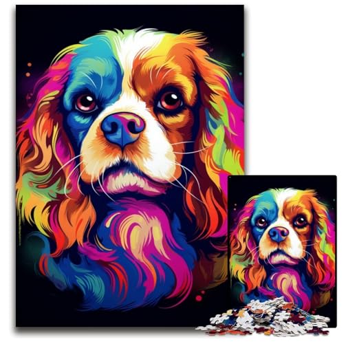 1000-teiliges Puzzle mit Hund, anspruchsvolles Denkspiel für Teenager und Familieninteraktion, 50x75cm/19,68x29,52 Zoll 1000-teiliges Puzzle mit Hund, anspruchsvolles Denkspiel für Teenager und Familieninteraktion, 50x75cm/19,68x29,52 Zoll von JIANGENNF
