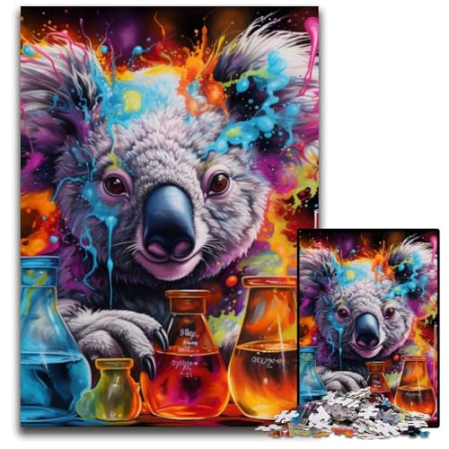 1000-teiliges Puzzle mit Tierkoalas, anspruchsvolles Denkspiel, dekoratives DIY-Spiel, interaktives Familienspielzeug, 50x75cm/19,68x29,52 Zoll 1000-teiliges Puzzle mit Tierkoalas, anspruchsvolles Denkspiel, dekoratives DIY-Spiel, interaktives Familienspielzeug, 50x75cm/19,68x29,52 Zoll von JIANGENNF