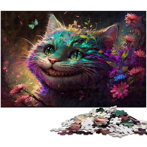 1000-teiliges Puzzle mit bunten Katzenmotiven für Erwachsene, Denkspiel, interaktives Familienspiel, geeignet für Kinder ab 14 Jahren, 50 x 75 cm / 19,68 x 29,52 Zoll 1000-teiliges Puzzle mit bunten Katzenmotiven für Erwachsene, Denkspiel, interaktives Familienspiel, geeignet für Kinder ab 14 Jahren, 50 x 75 cm / 19,68 x 29,52 Zoll von JIANGENNF