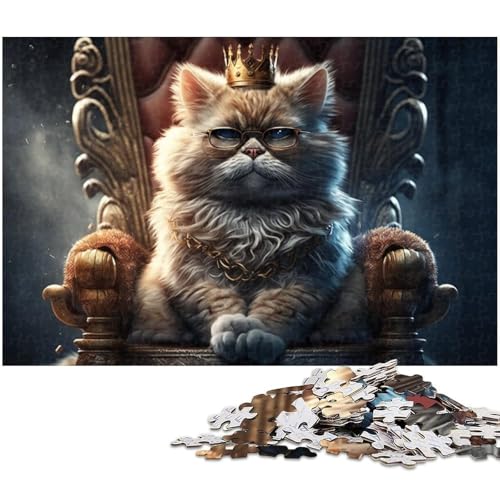 1000-teiliges Puzzle mit bunten Katzenmotiven für Erwachsene, Denkspiel, interaktives Familienspiel, geeignet für Kinder ab 14 Jahren, 50 x 75 cm / 19,68 x 29,52 Zoll 1000-teiliges Puzzle mit bunten Katzenmotiven für Erwachsene, Denkspiel, interaktives Familienspiel, geeignet für Kinder ab 14 Jahren, 50 x 75 cm / 19,68 x 29,52 Zoll von JIANGENNF
