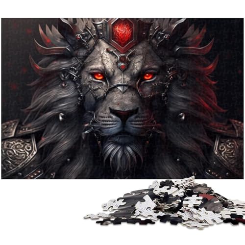 1000-teiliges Puzzle mit bunten Löwenmotiven für Erwachsene, Denkspiel, interaktives Familienspiel, geeignet für Kinder ab 14 Jahren, 50 x 75 cm / 19,68 x 29,52 Zoll 1000-teiliges Puzzle mit bunten Löwenmotiven für Erwachsene, Denkspiel, interaktives Familienspiel, geeignet für Kinder ab 14 Jahren, 50 x 75 cm / 19,68 x 29,52 Zoll von JIANGENNF