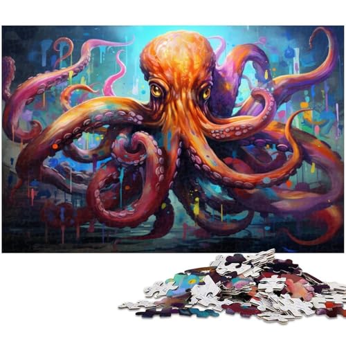 1000-teiliges Puzzle mit bunten Ottern für Erwachsene, Denkspiel, interaktives Familienspiel, geeignet für Kinder ab 14 Jahren, 26 x 38 cm / 10,23 x 14,96 Zoll 1000-teiliges Puzzle mit bunten Ottern für Erwachsene, Denkspiel, interaktives Familienspiel, geeignet für Kinder ab 14 Jahren, 26 x 38 cm / 10,23 x 14,96 Zoll von JIANGENNF