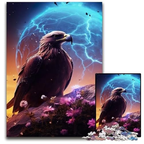 Adler im Weltraum, 1000-teiliges Puzzle für Erwachsene, anspruchsvolles Denkspiel – entspannendes Spielzeug für Teenager, 50x75cm/19,68x29,52 Zoll von JIANGENNF