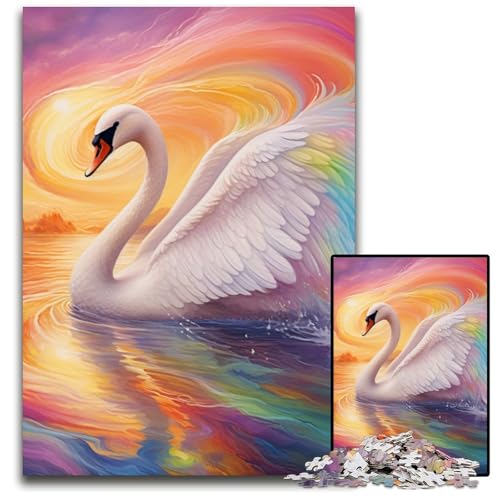 Art Animals Flamingos 1000-teiliges Puzzle, anspruchsvolle Puzzles, interaktives Familienspiel, Gehirn-Herausforderung, Lernspielzeug, 26x38cm/10,23x14,96 Zoll Art Animals Flamingos 1000-teiliges Puzzle, anspruchsvolle Puzzles, interaktives Familienspiel, Gehirn-Herausforderung, Lernspielzeug, 26x38cm/10,23x14,96 Zoll von JIANGENNF