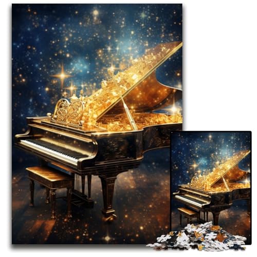 Art Star Klavierpuzzle 1000 Teile für Erwachsene, Papppuzzle für Erwachsene, Familienaktivität, Denksportaufgabe, Heimdekoration, 26x38cm/10,23x14,96 Zoll von JIANGENNF