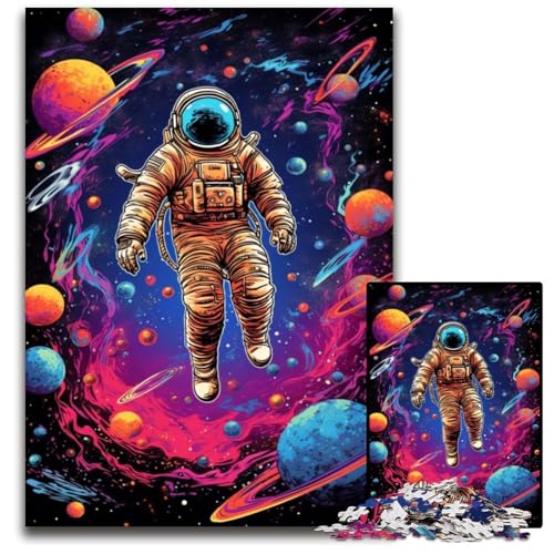Astronauten-Galaxie, 1000-teiliges Puzzle, Puzzles für Erwachsene, anspruchsvolles Denkspiel – entspannendes Spielzeug für Teenager, 50x75cm/19,68x29,52 Zoll Astronauten-Galaxie, 1000-teiliges Puzzle, Puzzles für Erwachsene, anspruchsvolles Denkspiel – entspannendes Spielzeug für Teenager, 50x75cm/19,68x29,52 Zoll von JIANGENNF