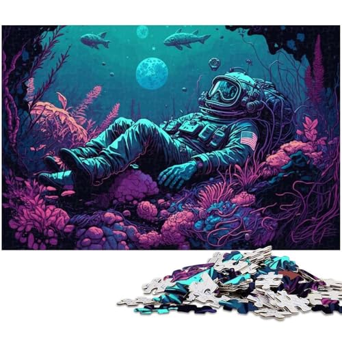 Astronauten-Puzzle 1000 Teile für Erwachsene. Schwierige Puzzles für Erwachsene. Herausforderndes Denkspiel – Entspannendes Spielzeug für Teenager. 50 x 75 cm / 19,68 x 29,52 Zoll Astronauten-Puzzle 1000 Teile für Erwachsene. Schwierige Puzzles für Erwachsene. Herausforderndes Denkspiel – Entspannendes Spielzeug für Teenager. 50 x 75 cm / 19,68 x 29,52 Zoll von JIANGENNF
