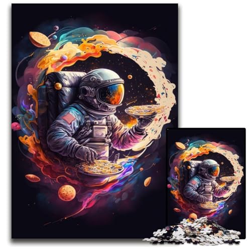 Astronauten-Puzzle für Erwachsene, 1000 Teile, Papppuzzle, Weihnachten, Halloween, Ostern, Neujahr, 26x38cm/10,23x14,96 Zoll von JIANGENNF
