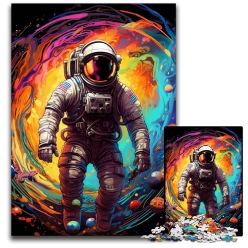 Astronauten-Puzzle für Erwachsene, 1000 Teile, Papppuzzle, interaktives Familienspiel, Denksportaufgabe, Lernspielzeug, 26x38cm/10,23x14,96 Zoll Astronauten-Puzzle für Erwachsene, 1000 Teile, Papppuzzle, interaktives Familienspiel, Denksportaufgabe, Lernspielzeug, 26x38cm/10,23x14,96 Zoll von JIANGENNF