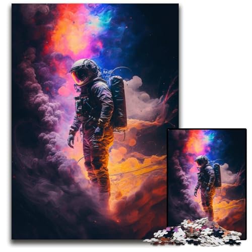 Astronauten-Puzzle für Erwachsene, 1000 Teile, anspruchsvolle Puzzles, anspruchsvolles Denkspiel für Teenager, Spaß für den Familienspielabend, 26x38cm/10,23x14,96 Zoll Astronauten-Puzzle für Erwachsene, 1000 Teile, anspruchsvolle Puzzles, anspruchsvolles Denkspiel für Teenager, Spaß für den Familienspielabend, 26x38cm/10,23x14,96 Zoll von JIANGENNF