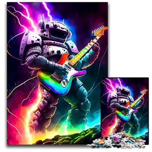 Astronauten-Puzzle für Erwachsene, 1000-teiliges Puzzle für Erwachsene, Denkspiel für Teenager, 50x75cm/19,68x29,52 Zoll von JIANGENNF