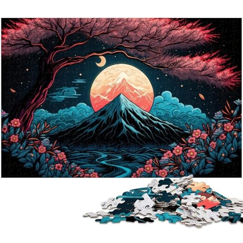 Außerirdische Landschaftspuzzles für 1000 Teile, Holzpuzzles, anspruchsvolles DIY-Denkspiel, perfektes Familienspiel oder dekoratives Geschenk, 50 x 75 cm / 19,68 x 29,52 Zoll Außerirdische Landschaftspuzzles für 1000 Teile, Holzpuzzles, anspruchsvolles DIY-Denkspiel, perfektes Familienspiel oder dekoratives Geschenk, 50 x 75 cm / 19,68 x 29,52 Zoll von JIANGENNF