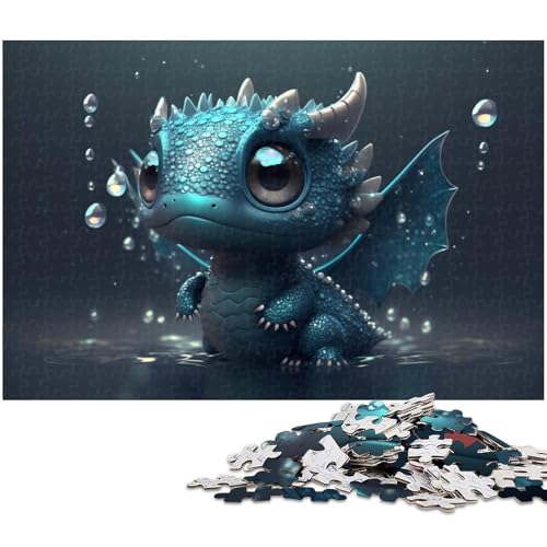 Baby-Drache, 1000-teiliges Puzzle, Holzpuzzle, Denksportaufgabe, Teenager und Heimdekoration, 50 x 75 cm / 19,68 x 29,52 Zoll Baby-Drache, 1000-teiliges Puzzle, Holzpuzzle, Denksportaufgabe, Teenager und Heimdekoration, 50 x 75 cm / 19,68 x 29,52 Zoll von JIANGENNF