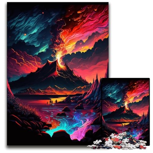 Berglandschafts-Puzzle 1000 Teile für Erwachsene, Puzzle, Eltern, Partner, Freunde – ab 14 Jahren, 26x38cm/10,23x14,96 Zoll Berglandschafts-Puzzle 1000 Teile für Erwachsene, Puzzle, Eltern, Partner, Freunde – ab 14 Jahren, 26x38cm/10,23x14,96 Zoll von JIANGENNF