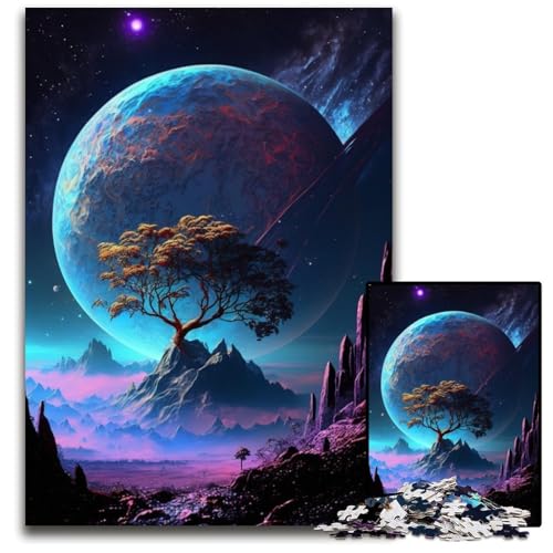 Berglandschafts-Puzzle 1000 Teile für Erwachsene, Puzzle, Eltern, Partner, Freunde – ab 14 Jahren, 26x38cm/10,23x14,96 Zoll Berglandschafts-Puzzle 1000 Teile für Erwachsene, Puzzle, Eltern, Partner, Freunde – ab 14 Jahren, 26x38cm/10,23x14,96 Zoll von JIANGENNF