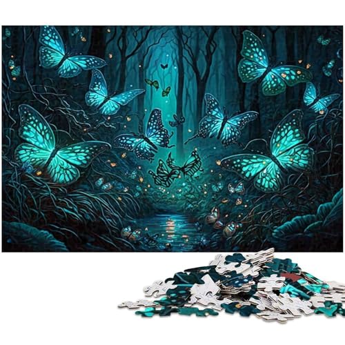 Blauer Schmetterling, 1000-teiliges Puzzle für Erwachsene, Puzzle für Erwachsene, Gehirn-Herausforderung, Geschenk, pädagogische Aktivität für Teenager, 26 x 38 cm / 10,23 x 14,96 Zoll Blauer Schmetterling, 1000-teiliges Puzzle für Erwachsene, Puzzle für Erwachsene, Gehirn-Herausforderung, Geschenk, pädagogische Aktivität für Teenager, 26 x 38 cm / 10,23 x 14,96 Zoll von JIANGENNF