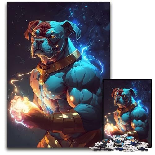 Boxer-Puzzle für Erwachsene, 1000-teiliges Unmögliches Puzzle für Erwachsene, Gehirn-Herausforderung, Teenager und Heimdekoration, 26x38cm/10,23x14,96 Zoll Boxer-Puzzle für Erwachsene, 1000-teiliges Unmögliches Puzzle für Erwachsene, Gehirn-Herausforderung, Teenager und Heimdekoration, 26x38cm/10,23x14,96 Zoll von JIANGENNF