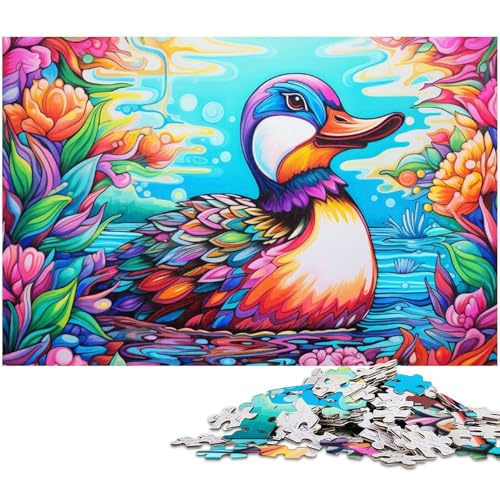 Bunte Kunstenten, 1000-teiliges Puzzle für Erwachsene, ideal für Familienspaß, Entspannung, 50 x 75 cm / 19,68 x 29,52 Zoll Bunte Kunstenten, 1000-teiliges Puzzle für Erwachsene, ideal für Familienspaß, Entspannung, 50 x 75 cm / 19,68 x 29,52 Zoll von JIANGENNF