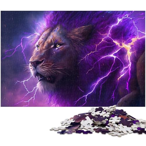 Bunte Löwen-Puzzles 1000 Teile für Erwachsene. Schwierige Puzzles für Erwachsene. Herausforderndes Denkspiel – Entspannendes Spielzeug für Teenager. 50 x 75 cm / 19,68 x 29,52 Zoll Bunte Löwen-Puzzles 1000 Teile für Erwachsene. Schwierige Puzzles für Erwachsene. Herausforderndes Denkspiel – Entspannendes Spielzeug für Teenager. 50 x 75 cm / 19,68 x 29,52 Zoll von JIANGENNF