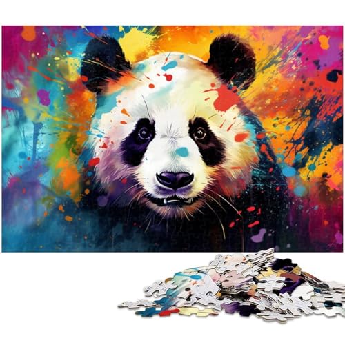 Bunte Panda-Puzzles für 1000 Teile, Holzpuzzles, anspruchsvolles DIY-Denkspiel, perfektes Familienspiel oder dekoratives Geschenk, 50 x 75 cm / 19,68 x 29,52 Zoll Bunte Panda-Puzzles für 1000 Teile, Holzpuzzles, anspruchsvolles DIY-Denkspiel, perfektes Familienspiel oder dekoratives Geschenk, 50 x 75 cm / 19,68 x 29,52 Zoll von JIANGENNF