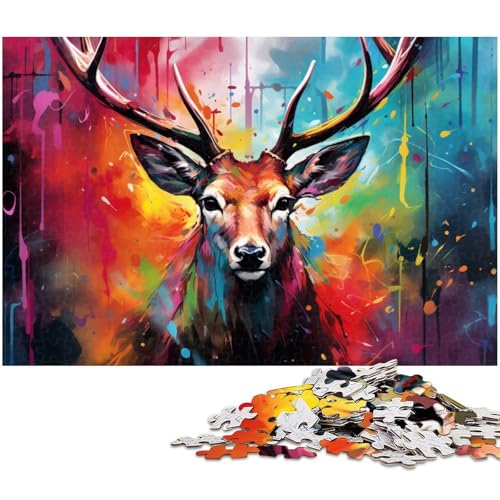 Buntes Dinosaurier-Puzzle für Erwachsene, 1000 Teile, anspruchsvolles DIY-Denkspiel, perfektes Familienspiel oder dekoratives Geschenk, 50 x 75 cm / 19,68 x 29,52 Zoll Buntes Dinosaurier-Puzzle für Erwachsene, 1000 Teile, anspruchsvolles DIY-Denkspiel, perfektes Familienspiel oder dekoratives Geschenk, 50 x 75 cm / 19,68 x 29,52 Zoll von JIANGENNF