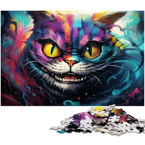 Buntes Katzen-Puzzle für Erwachsene, 1000 Teile, schwierige Rätsel für Erwachsene, anspruchsvolles Denkspiel für Teenager, Spaß für den Spieleabend mit der Familie, 26 x 38 cm / 10,23 x 14,96 Zoll Buntes Katzen-Puzzle für Erwachsene, 1000 Teile, schwierige Rätsel für Erwachsene, anspruchsvolles Denkspiel für Teenager, Spaß für den Spieleabend mit der Familie, 26 x 38 cm / 10,23 x 14,96 Zoll von JIANGENNF