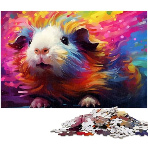 Buntes Meerschweinchen-Puzzle für Erwachsene, 1000 Teile, Puzzles für Erwachsene, anspruchsvolles DIY-Denkspiel, perfektes Familienspiel oder dekoratives Geschenk, 26 x 38 cm / 10,23 x 14,96 Zoll Buntes Meerschweinchen-Puzzle für Erwachsene, 1000 Teile, Puzzles für Erwachsene, anspruchsvolles DIY-Denkspiel, perfektes Familienspiel oder dekoratives Geschenk, 26 x 38 cm / 10,23 x 14,96 Zoll von JIANGENNF