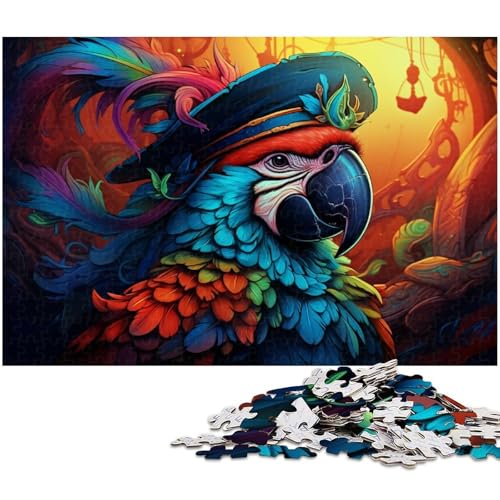 Buntes Piratenschiff-Papagei-Puzzle 1000 Teile für Erwachsene. Schwierige Puzzles für Erwachsene. Herausforderndes Denkspiel – Entspannendes Spielzeug für Teenager. 50 x 75 cm / 19,68 x 29,52 Zoll Buntes Piratenschiff-Papagei-Puzzle 1000 Teile für Erwachsene. Schwierige Puzzles für Erwachsene. Herausforderndes Denkspiel – Entspannendes Spielzeug für Teenager. 50 x 75 cm / 19,68 x 29,52 Zoll von JIANGENNF