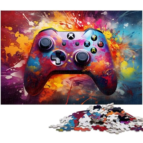 Buntes Spiel, 1000-teiliges Puzzle für Erwachsene, Puzzles für Erwachsene, Gehirn-Herausforderung, Geschenk, pädagogische Aktivität für Teenager, 26 x 38 cm / 10,23 x 14,96 Zoll Buntes Spiel, 1000-teiliges Puzzle für Erwachsene, Puzzles für Erwachsene, Gehirn-Herausforderung, Geschenk, pädagogische Aktivität für Teenager, 26 x 38 cm / 10,23 x 14,96 Zoll von JIANGENNF