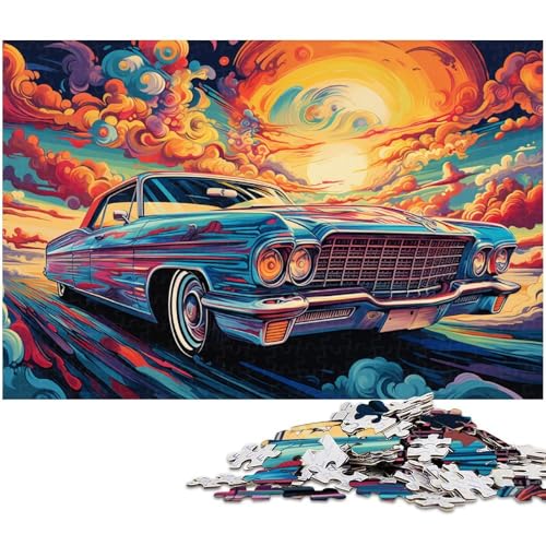 Buntes Sportauto-Puzzle, 1000 Teile, für Erwachsene, Holzpuzzle, DIY-Dekoration, Gehirn-Herausforderung, für Erwachsene, Familie, 50 x 75 cm / 19,68 x 29,52 Zoll Buntes Sportauto-Puzzle, 1000 Teile, für Erwachsene, Holzpuzzle, DIY-Dekoration, Gehirn-Herausforderung, für Erwachsene, Familie, 50 x 75 cm / 19,68 x 29,52 Zoll von JIANGENNF