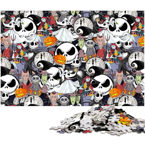 Cartoon-Monster, 1000-teiliges Puzzle für Erwachsene, Kartonpuzzle, DIY-Dekoration, Gehirn-Herausforderung, für Erwachsene, Familie, 26 x 38 cm / 10,23 x 14,96 Zoll Cartoon-Monster, 1000-teiliges Puzzle für Erwachsene, Kartonpuzzle, DIY-Dekoration, Gehirn-Herausforderung, für Erwachsene, Familie, 26 x 38 cm / 10,23 x 14,96 Zoll von JIANGENNF