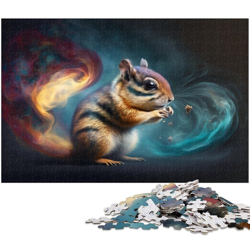 Chipmunk-Nebel-Puzzle 1000 Teile für Erwachsene. Schwierige Puzzles für Erwachsene. Herausforderndes Denkspiel – Entspannendes Spielzeug für Teenager. 26 x 38 cm / 10,23 x 14,96 Zoll Chipmunk-Nebel-Puzzle 1000 Teile für Erwachsene. Schwierige Puzzles für Erwachsene. Herausforderndes Denkspiel – Entspannendes Spielzeug für Teenager. 26 x 38 cm / 10,23 x 14,96 Zoll von JIANGENNF