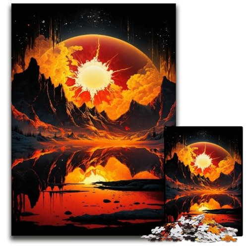 Color Planet Puzzle 1000 Teile für Erwachsene, Holzpuzzle, Familie und Freunde, geeignet für Kinder ab 14 Jahren, 50x75cm/19,68x29,52 Zoll Color Planet Puzzle 1000 Teile für Erwachsene, Holzpuzzle, Familie und Freunde, geeignet für Kinder ab 14 Jahren, 50x75cm/19,68x29,52 Zoll von JIANGENNF