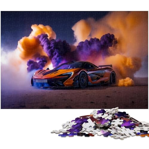 Cooles Sportwagen-Puzzle, 1000 Teile, Holzpuzzle für Erwachsene, Heimdekoration und Urlaubsspaß, 50 x 75 cm / 19,68 x 29,52 Zoll Cooles Sportwagen-Puzzle, 1000 Teile, Holzpuzzle für Erwachsene, Heimdekoration und Urlaubsspaß, 50 x 75 cm / 19,68 x 29,52 Zoll von JIANGENNF