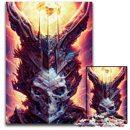 Crystal Necromancer Puzzle 1000 Teile für Erwachsene, Unmögliches Puzzle für Erwachsene, Interaktives Familienspiel, DIY-Heimdekor, Denksport-Geschenk, 26x38cm/10,23x14,96 Zoll Crystal Necromancer Puzzle 1000 Teile für Erwachsene, Unmögliches Puzzle für Erwachsene, Interaktives Familienspiel, DIY-Heimdekor, Denksport-Geschenk, 26x38cm/10,23x14,96 Zoll von JIANGENNF