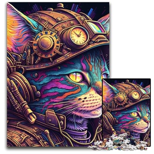 Die Katze im Hut, 1000-teiliges Puzzle, anspruchsvolle Puzzles, interaktives Familienspiel, Denksportaufgabe, Lernspielzeug, 26x38cm/10,23x14,96 Zoll Die Katze im Hut, 1000-teiliges Puzzle, anspruchsvolle Puzzles, interaktives Familienspiel, Denksportaufgabe, Lernspielzeug, 26x38cm/10,23x14,96 Zoll von JIANGENNF