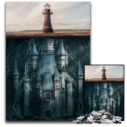 Die Unterwelt, 1000-teiliges Puzzle für Erwachsene, anspruchsvolles Denkspiel – entspannendes Spielzeug für Teenager, 50x75cm/19,68x29,52 Zoll von JIANGENNF
