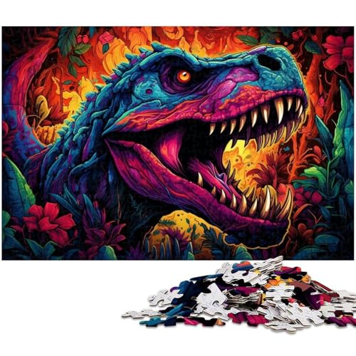 Dinosaurier-Puzzle für Erwachsene, 1000 Teile, anspruchsvolle Puzzles, Muttertag, Geburtstage, Weihnachten, 26 x 38 cm / 10,23 x 14,96 Zoll Dinosaurier-Puzzle für Erwachsene, 1000 Teile, anspruchsvolle Puzzles, Muttertag, Geburtstage, Weihnachten, 26 x 38 cm / 10,23 x 14,96 Zoll von JIANGENNF